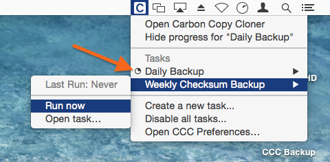 Menubar application offers quick access to your tasks